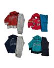 Kit 4 conjunto moletom inverno menino sortido para bebês