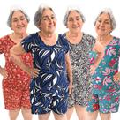 Kit 4 Conjunto Senhora Plus Size Com Manga Feminino Versátil - Felicity