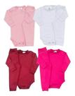 Kit 4 Conjuntos Térmicos Inverno Bebê Infantil Body E Calça