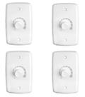 Kit 4 controle ventilador dimer 4x2 1.000 w bivolt 326 rima