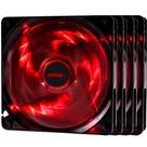 Kit 4 Cooler Fan Basic 4 Leds (Escolha o seu) 12cm Ventoinha