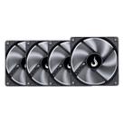 Kit 4 Cooler Fan Rise Mode 120mm 12v Preto - RM-BK-01-FB