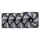 Kit 4 Cooler Fan Rise Mode 120mm 12v Preto - RM-BK-01-FB