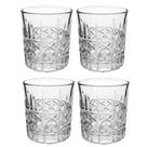 Kit 4 Copo para Whisky Drink Luxo Loch Ness Vidro 345ml
