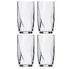 Kit 4 Copos Topázio Água Suco Drinks Nadir 7658 360ml