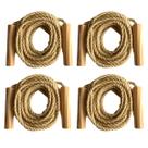 Kit 4 Cordas De Pular Coletiva Infantil 5m Sisal Envio 24H
