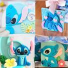Kit 4 Cortador Modular Lilo e Stitch Doce