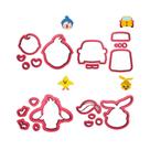 Kit 4 Cortadores Circo Carro Coelha Pássaro Plim Plim Kit 4 Cortadores Circo Carro Coelha Pássaro Plim Plim