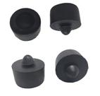 Kit 4 Coxim Borracha Fixação Assento Moto Cb 300 Redondo