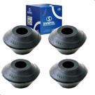 Kit 4 Coxim do Amortecedor Traseiro Argo Fiorino Mobi Palio Pulse Siena Uno Sampel