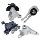 Kit 4 Coxim Motor Cambio Automático Cobalt Spin 2017 A 2019