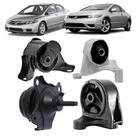 Kit 4 Coxim Motor Cambio Honda Civic Manual 2001 A 2006