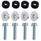 Kit 4 coxim parafusos zincados buchas fixação paralama dianteiro CG125 CG150 CG160 Fan Titan Sport CBX250 CB250F CB300