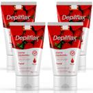 Kit 4 Creme Depilatório Facial Morango Depilflax 50G