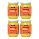 Kit 4 Creme Manteiga de Karité com Ceramidas para Cabelos Ressecados Tratamento Capilar 220g Soft Hair