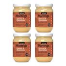 Kit 4 Creme Manteiga de Tutano e Queratina para Cabelos Nutrição Tratamento Capilar 220g Soft Hair