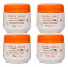 Kit 4 Cremes Hidratante Trad. Panta 120g Com Ureia pra Acabar com as Rachaduras e Ressecamento dos Pés e Calcanhar