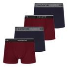 Kit 4 Cueca Boxer Box Selene Infantil Kids Algodão Original