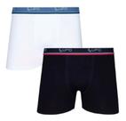 Kit 4 Cuecas Algodão Boxer Lupo 523-088 Confortável P ao GG Cós Estampado