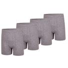 Kit 4 Cuecas Box Masculina Sem Costura De Microfibra Trifil Lisa Básica Toque Macio Plus Size