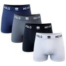 Kit 4 Cuecas Box Microfibra Lisa Sem Costura Polo Wear Kit 4 Cuecas Box Microfibra Lisa Sem Costura Polo Wear