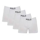 Kit 4 Cuecas Boxer Cotton Polo 781 Algodão Sortido