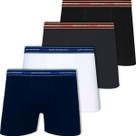 Kit 4 Cuecas Boxer Lupo Original Em Algodão Adulto Box Masculina Confortavel Atacado 523