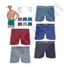 Kit 4 cuecas boxer lupo sem costura fio texturizado lupo 733 Kit 4 cuecas boxer lupo sem costura fio texturizado lupo 733