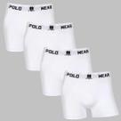 Kit 4 Cuecas Boxer Masculina Polo Wear Microfibra Sem Costura