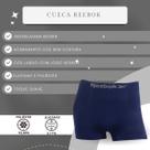 Kit 4 Cuecas Boxer Reebok Masculina Microfibra Premium Lisa