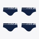 Kit 4 Cuecas Lupo Slip Microfibra Sem Costura 00691-104