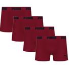 Kit 4 Cuecas Microfibra Boxer Box Modelo Sem Costura Masculina Adulta