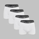 Kit 4 Cuecas Zorba Boxer com Suporte Anatômico 667 Branco - GG Kit 4 Cuecas Zorba Boxer com Suporte Anatômico 667 Branco - GG
