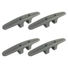 Kit 4 Cunhos ou Amarra Cabo de 6 Pol em Nylon Cor Cinza
