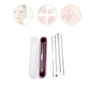 Kit 4 Curetas Remoção Extração De Cravos E Espinhas Estojo Tratamentos dermatológicos remoção de impurezas