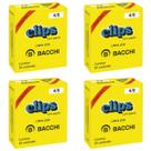 Kit 4 cx Clips para papel Bacchi 4 com 50 unidades linha leve