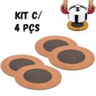 Kit 4 Descanso Suporte de Panela Travessa Protetor de Mesa