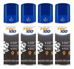 Kit 4 Descarbonizante Tec100 Tecbrill Limpa Bicos Borboletas