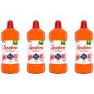 Kit 4 Desinfetante Bruto Lysoform Uso Geral 1l