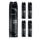 Kit 4 - Desodorante Aerossol Above Extreme Black Men 150Ml