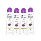 Kit 4 Desodorante Antitranspirante Aerosol Dove Go Fresh Amora e Flor de Lótus 150ml