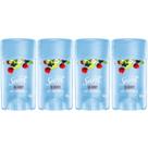 Kit 4 Desodorante em Gel Invisible Secret 45g Clear Berry