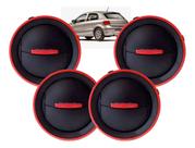 Kit 4 Difusor Saida Ar Gol Voyage Saveiro G5 G6 G7 Vermelho