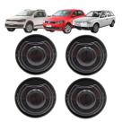 Kit 4 Difusor Saida Do Ar Grade Gol Parati Saveiro G4 G5 G6