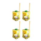 Kit 4 Difusores Ambiente Aromatizador Tropical Aromas 250ML