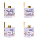 Kit 4 Difusores de Ambiente C/ Varetas 250ml cd- Linha Baby