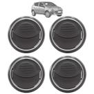 Kit 4 Difusores De Ar Doblo 02 A 18/palio 12 A 18 Aro Prata
