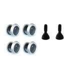 Kit 4 Difusores De Ar Prata E 2 Pinos Retrovisor Fiesta