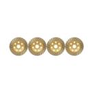Kit 4 Disco Desbaste Diamantado Rebolo Turbo 115 X 22,23 Mm