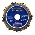 Kit 4 Discos Esmerilhadeira Com Corrente Para Madeira 4,5" 115mm